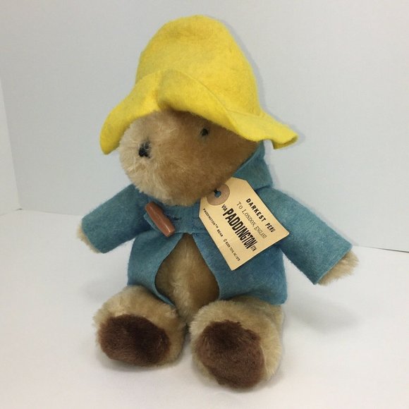 Paddington Bear Plush Darkest Peru To London England 11" Eden Toys Vintage 1975 - Picture 12 of 12